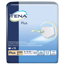 Load image into Gallery viewer,  Unisex Adult Absorbent Underwear TENA® Plus Pull On with Tear Away Seams X-Large Disposable Moderate Absorbency 
