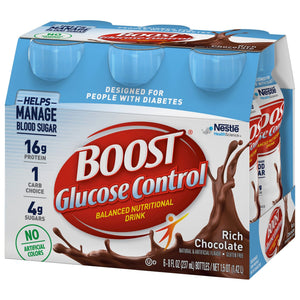 Oral Supplement Boost® Glucose Control® Rich Chocolate Flavor Ready to Use 8 oz. Bottle