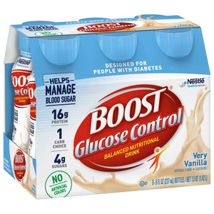 Oral Supplement Boost® Glucose Control® Very Vanilla Flavor Ready to Use 8 oz. Bottle