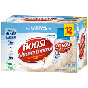 Oral Supplement Boost® Glucose Control® Very Vanilla Flavor Ready to Use 8 oz. Bottle