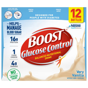 Oral Supplement Boost® Glucose Control® Very Vanilla Flavor Ready to Use 8 oz. Bottle