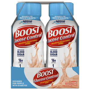 Oral Supplement Boost® Glucose Control® Creamy Strawberry Flavor Ready to Use 8 oz. Bottle