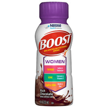 Load image into Gallery viewer, Oral Supplement Boost® Women Rich Chocolate Flavor Ready to Use 8 oz. Bottle
