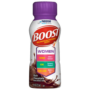 Oral Supplement Boost® Women Rich Chocolate Flavor Ready to Use 8 oz. Bottle