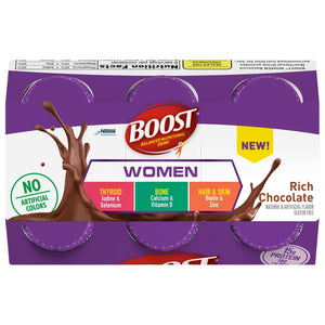 Oral Supplement Boost® Women Rich Chocolate Flavor Ready to Use 8 oz. Bottle