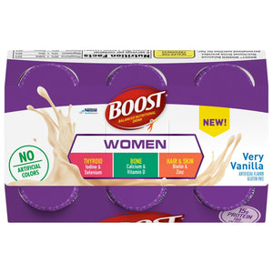 Oral Supplement Boost® Women Very Vanilla Flavor Ready to Use 8 oz. Bottle