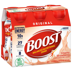 Oral Supplement Boost® Original Creamy Strawberry Flavor Ready to Use 8 oz. Bottle