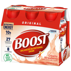 Oral Supplement Boost® Original Creamy Strawberry Flavor Ready to Use 8 oz. Bottle