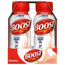 Load image into Gallery viewer, Oral Supplement Boost® Original Creamy Strawberry Flavor Ready to Use 8 oz. Bottle
