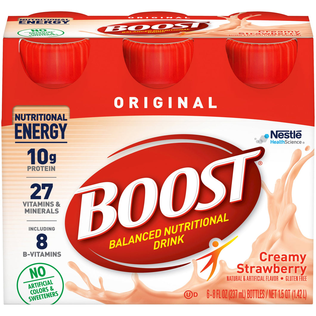  Oral Supplement Boost® Original Creamy Strawberry Flavor Ready to Use 8 oz. Bottle 