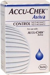 Control Solution Accu-Chek® Aviva Blood Glucose Testing 2 X 2.5 mL Level 1 & Level 2
