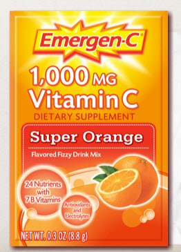  Oral Supplement Emergen-C® Super Orange Flavor Powder 0.3 oz. Individual Packet 