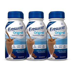  Oral Supplement Ensure® Original Milk Chocolate Flavor Ready to Use 8 oz. Bottle 