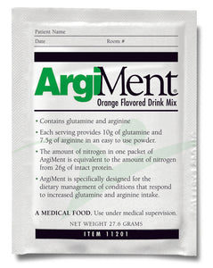  Arginine / Glutamine Supplement ArgiMent® Orange Flavor 24.6 Gram Individual Packet Powder 