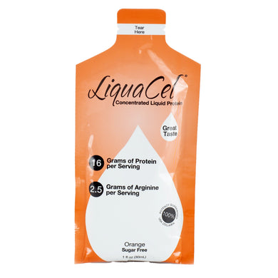  Oral Protein Supplement LiquaCel™ Orange Flavor Ready to Use 1 oz. Individual Packet 