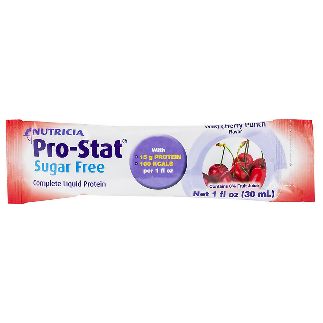  Protein Supplement Pro-Stat® Sugar-Free Wild Cherry Punch Flavor 1 oz. Individual Packet Ready to Use 