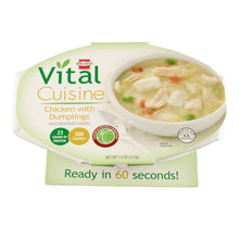 Load image into Gallery viewer,  Oral Supplement Vital Cuisine™ Chicken and Dumplings Flavor Ready to Use 7.5 oz. Bowl 
