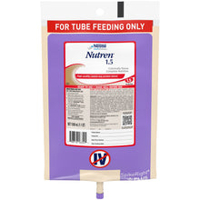 Load image into Gallery viewer,  Tube Feeding Formula Nutren® 1.5 33.8 oz. Bag Ready to Hang Unflavored Adult 
