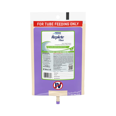  Tube Feeding Formula Replete® Fiber 33.8 oz. Bag Ready to Hang Unflavored Adult 