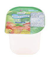 Load image into Gallery viewer,  Thickened Beverage Thick &amp; Easy® Sugar Free 4 oz. Portion Cup Peach Mango Flavor Ready to Use Nectar Consistency 
