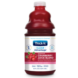  Thickened Beverage Thick-It® Clear Advantage® 64 oz. Bottle Cranberry Flavor Ready to Use Nectar Consistency 