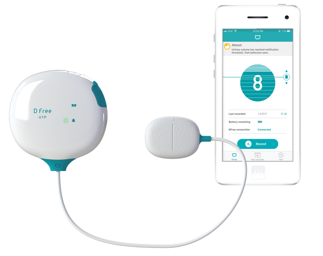 DFree - First wearable device for urinary incontinence