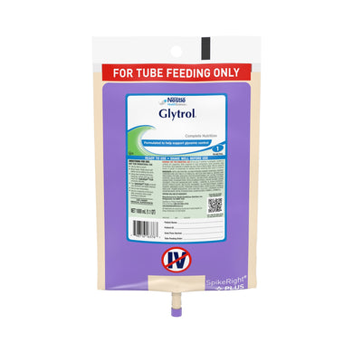  Tube Feeding Formula Glytrol® 33.8 oz. Bag Ready to Hang Unflavored Adult 