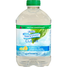 Load image into Gallery viewer,  Thickened Water Thick &amp; Easy® Hydrolyte® 46 oz. Bottle Lemon Flavor Ready to Use Nectar Consistency 

