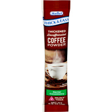 Load image into Gallery viewer,  Thickened Decaffeinated Beverage Thick &amp; Easy® 5 Gram Individual Packet Coffee Flavor Ready to Mix Nectar Consistency 
