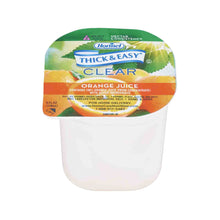 Load image into Gallery viewer,  Thickened Beverage Thick &amp; Easy® 4 oz. Portion Cup Orange Juice Flavor Ready to Use Nectar Consistency 
