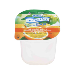  Thickened Beverage Thick & Easy® 4 oz. Portion Cup Orange Juice Flavor Ready to Use Nectar Consistency 
