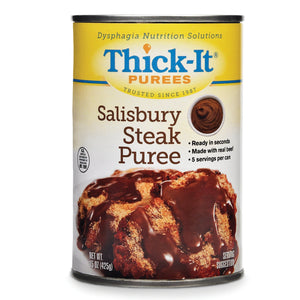  Puree Thick-It® 15 oz. Can Salisbury Steak Flavor Ready to Use Puree Consistency 