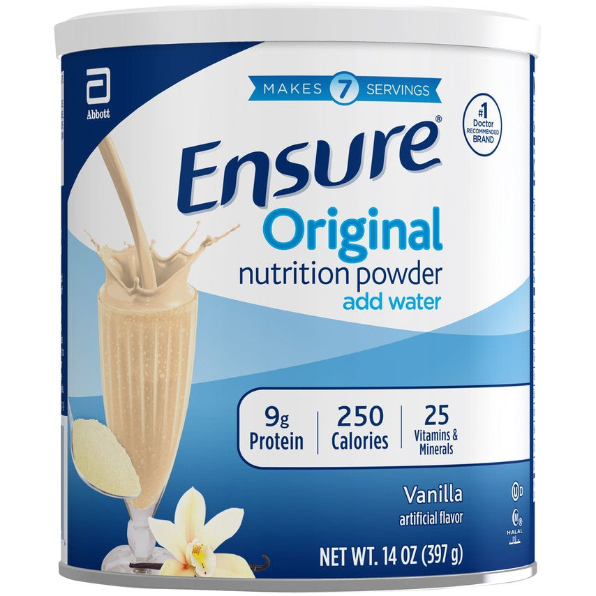  Oral Supplement Ensure® Vanilla Flavor Powder 14 oz. Can 