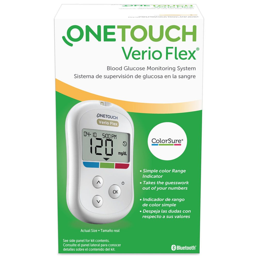 Blood Glucose Meter One Touch® 5 Second Results Stores Up To 500 Results with Date and Time No Coding Required