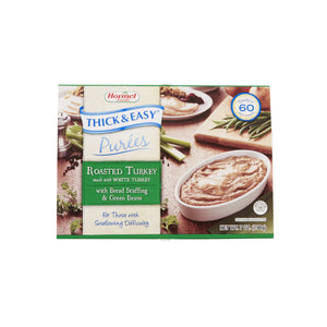  Puree Thick & Easy® Purees 7 oz. Tray Turkey with Stuffing / Green Beans Flavor Ready to Use Puree Consistency 