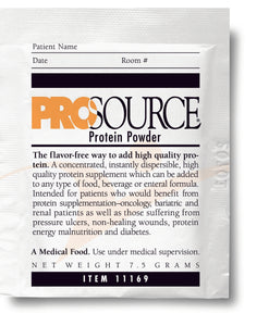  Protein Supplement ProSource™ Unflavored 7.5 Gram Individual Packet Powder 