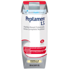 Load image into Gallery viewer,  Oral Supplement / Tube Feeding Formula Peptamen® 1.5 Vanilla Flavor Ready to Use 250 mL Carton 
