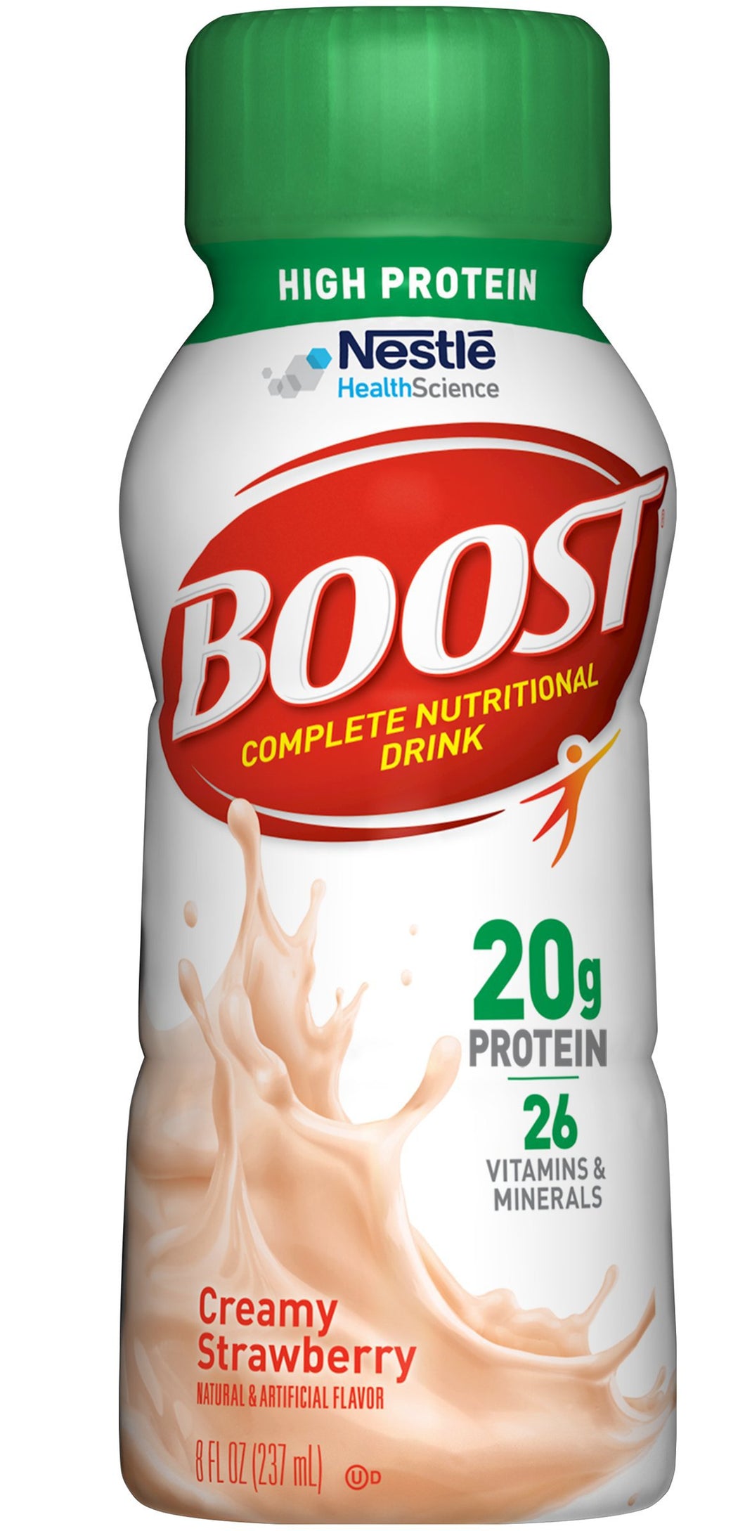  Oral Supplement Boost® High Protein Creamy Strawberry Flavor Ready to Use 8 oz. Bottle 