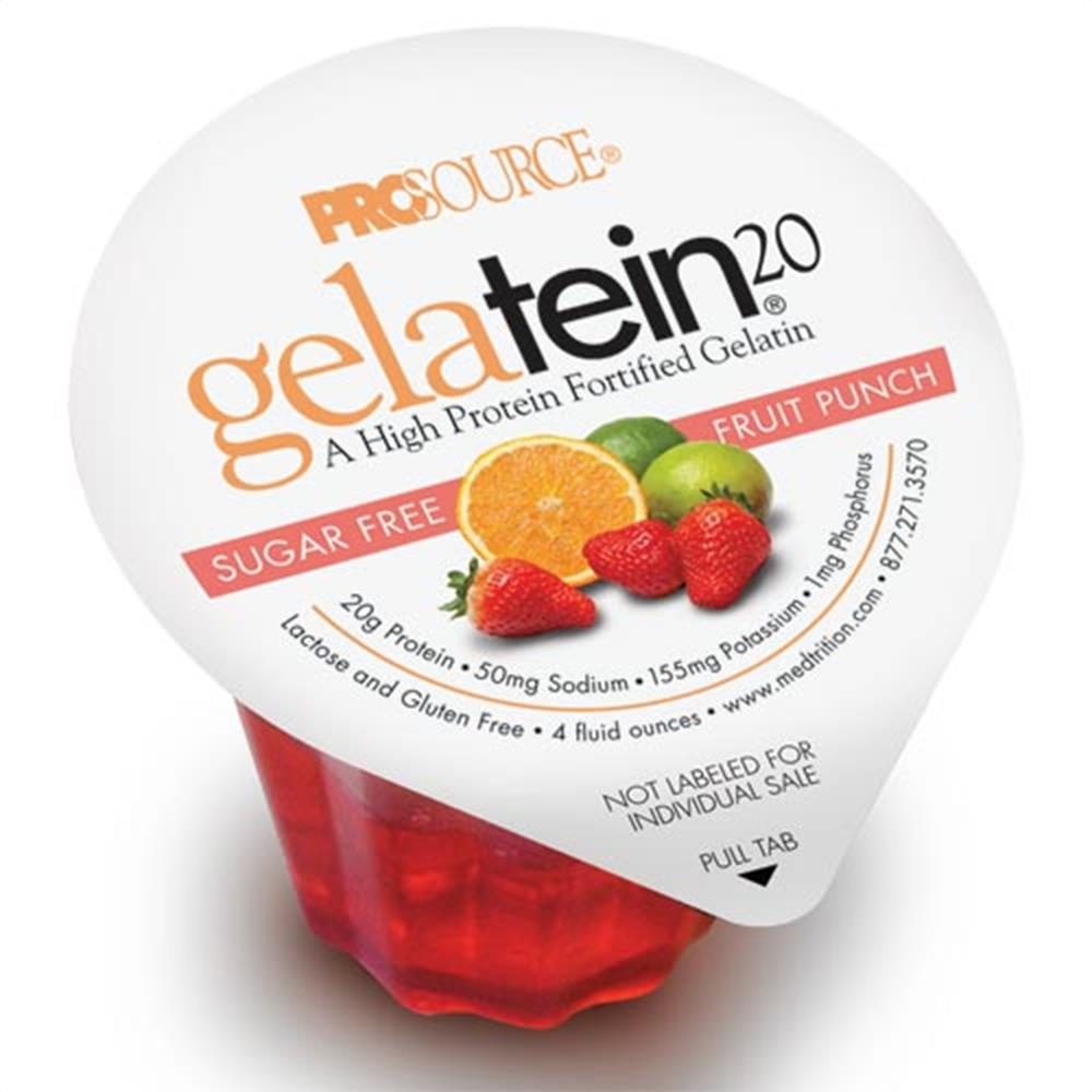  Oral Supplement Gelatein® Plus Pineapple Flavor Ready to Use 4 oz. Cup 