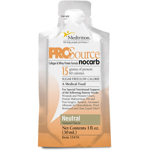  Protein Supplement ProSource NoCarb™ Unflavored 1 oz. Bottle Concentrate 