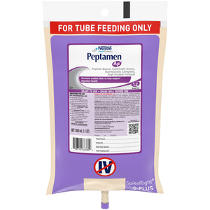  Tube Feeding Formula Peptamen AF® 33.8 oz. Bag Ready to Hang Unflavored Adult 