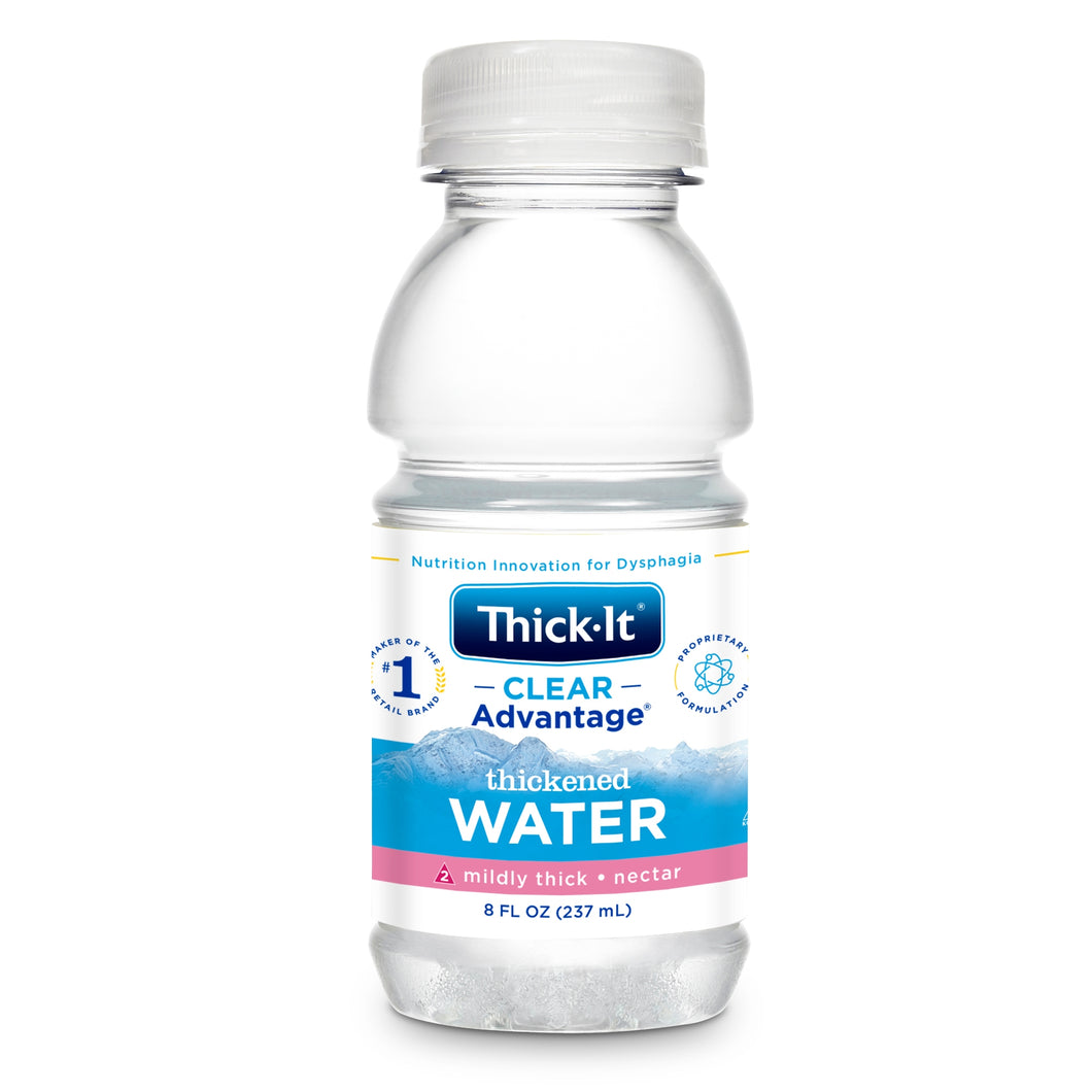  Thickened Water Thick-It® Clear Advantage® 8 oz. Bottle Unflavored Ready to Use Nectar Consistency 