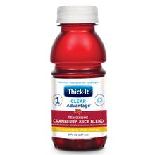 Load image into Gallery viewer,  Thickened Beverage Thick-It® Clear Advantage® 8 oz. Bottle Cranberry Flavor Ready to Use Honey Consistency 
