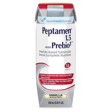 Load image into Gallery viewer,  Oral Supplement / Tube Feeding Formula Peptamen® 1.5 with Prebio 1™ Vanilla Flavor Ready to Use 250 mL Carton 
