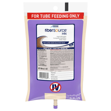  Tube Feeding Formula Fibersource® HN 33.8 oz. Bag Ready to Hang Unflavored Adult 