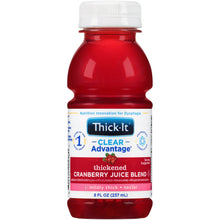 Load image into Gallery viewer,  Thickened Beverage Thick-It® Clear Advantage® 8 oz. Bottle Cranberry Flavor Ready to Use Nectar Consistency 
