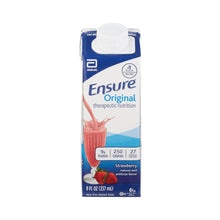 Load image into Gallery viewer,  Oral Supplement Ensure® Strawberry Flavor Ready to Use 8 oz. Carton 
