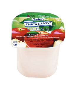  Thickened Beverage Thick & Easy® 4 oz. Portion Cup Apple Juice Flavor Ready to Use Nectar Consistency 