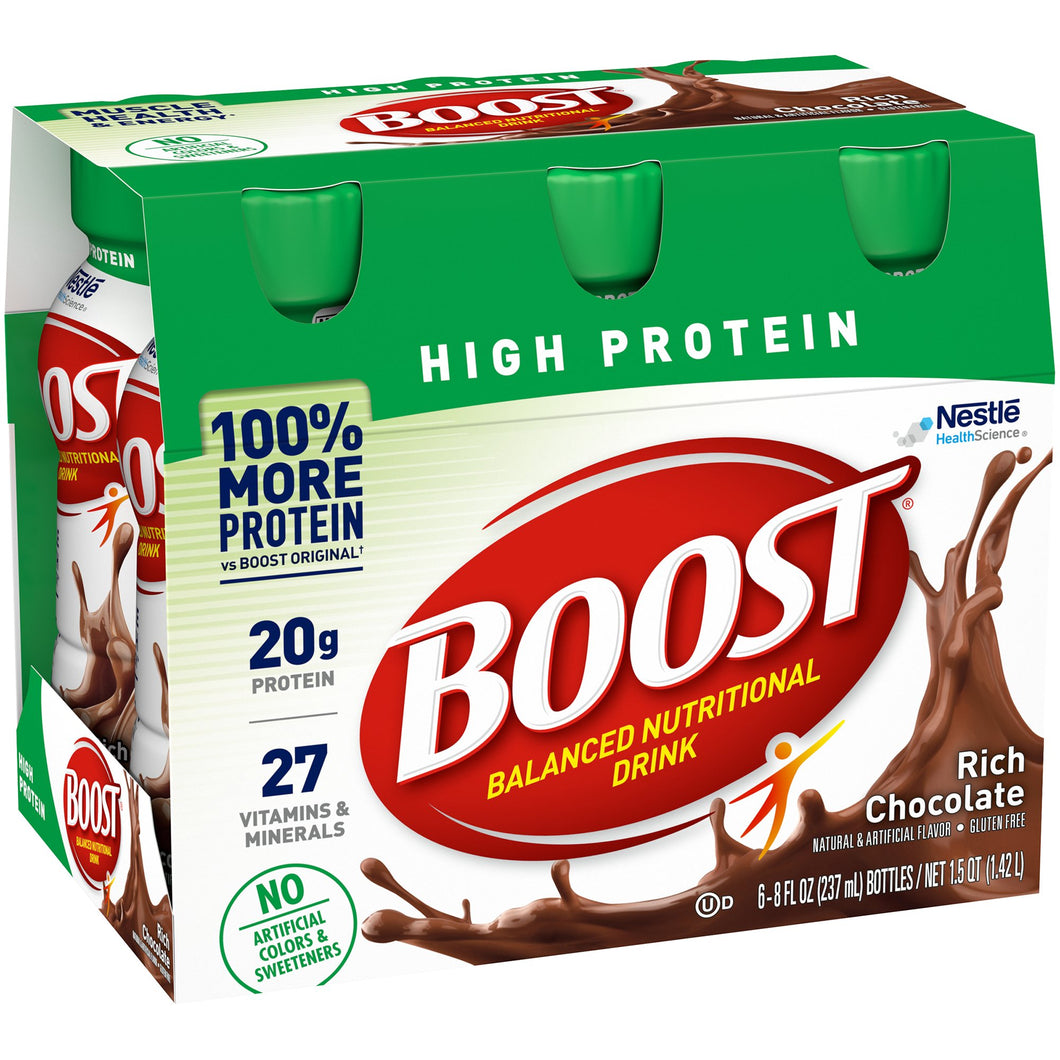  Oral Supplement Boost® High Protein Rich Chocolate Flavor Ready to Use 8 oz. Bottle 