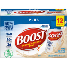 Load image into Gallery viewer,  Oral Supplement Boost® Plus® Very Vanilla Flavor Ready to Use 8 oz. Bottle 
